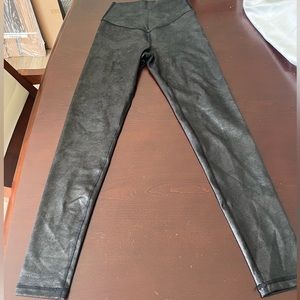 Aerie Offline High-Waisted Metallic Crossover Legging
